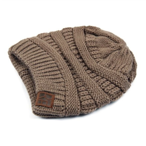 chunky Knit beanie hat - Picture 2 of 4